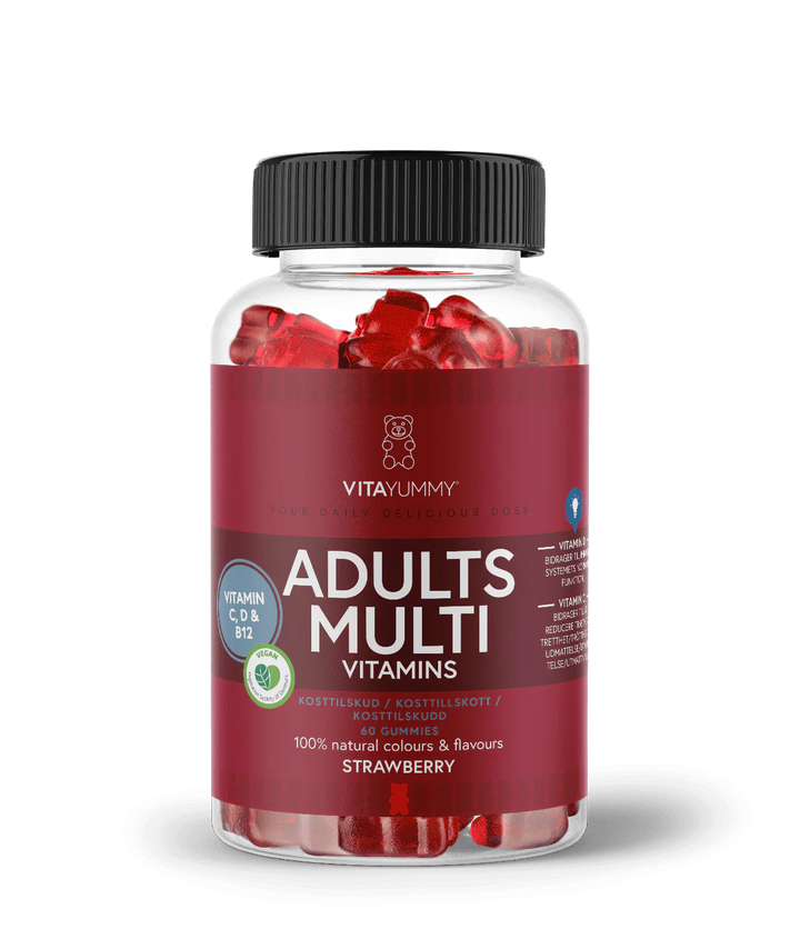 VitaYummy Adults Multivitamin - Strawberry (60 stuks)