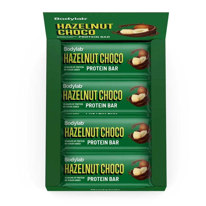Bodylab Eiwitreep - Hazelnut Choco (12 x 55 g)