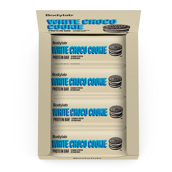 Bodylab Eiwitreep - White Choco Cookie (12 x 55 g)