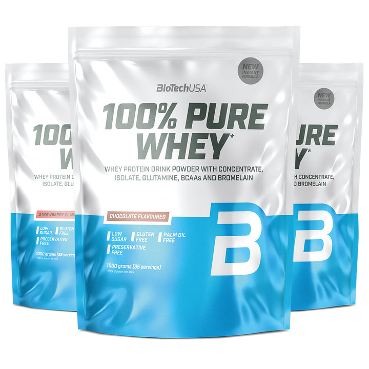 BioTechUSA 100% Pure Whey - Eiwitpoeder (1 kg)