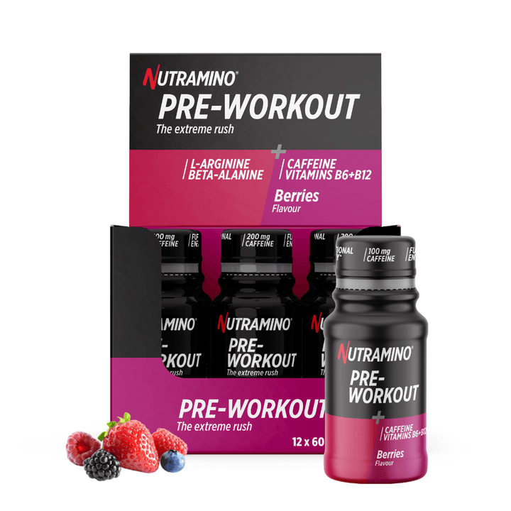Nutramino Pre-Workout Shots - Pick & Mix (12 x 60 ml)
