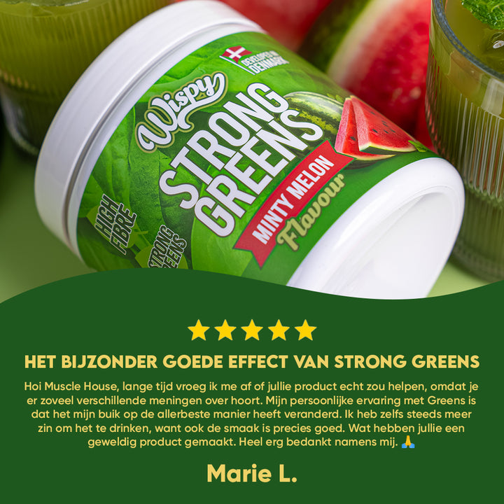 Wispy Strong Greens - Minty Melon (300 g)