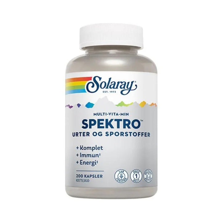 Solaray Spektro Multi-Vita-Min met kruiden en sporenelementen (100 capsules)