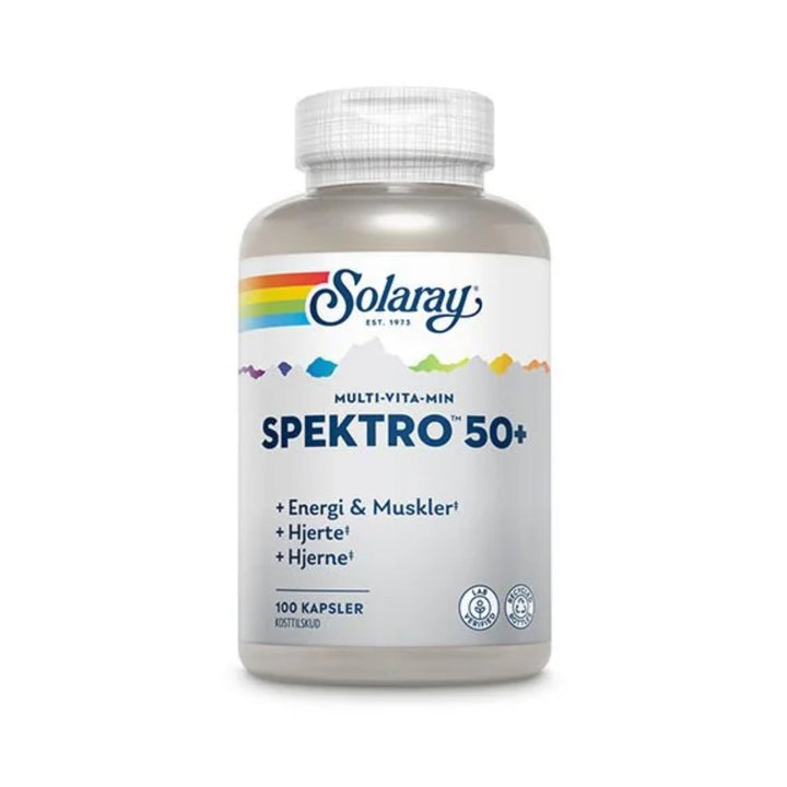 Solaray Spektro 50+ Multi-Vita-Min (100 capsules)