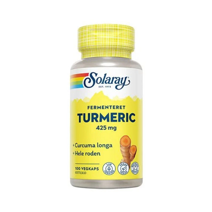 Solaray Turmeric Fermenteret (100 capsules)