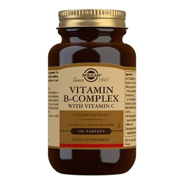 Solgar B-Complex with Vitamine C (100 tabletten)