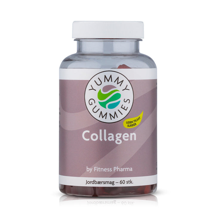 Fitness Pharma Yummy Gummies Collagen - Aardbeismaak (60 stuks)