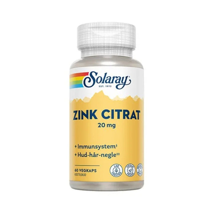 Solaray Zink Citrat 20 mg (60 capsules)